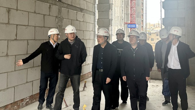 張佩峰到監理項目現場督導檢查節前安全生產工作