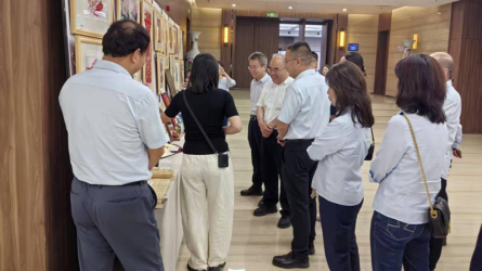 國泰海通證券股份有限公司相關(guān)營業(yè)部參觀甘肅工程咨詢集團廉潔文化作品展